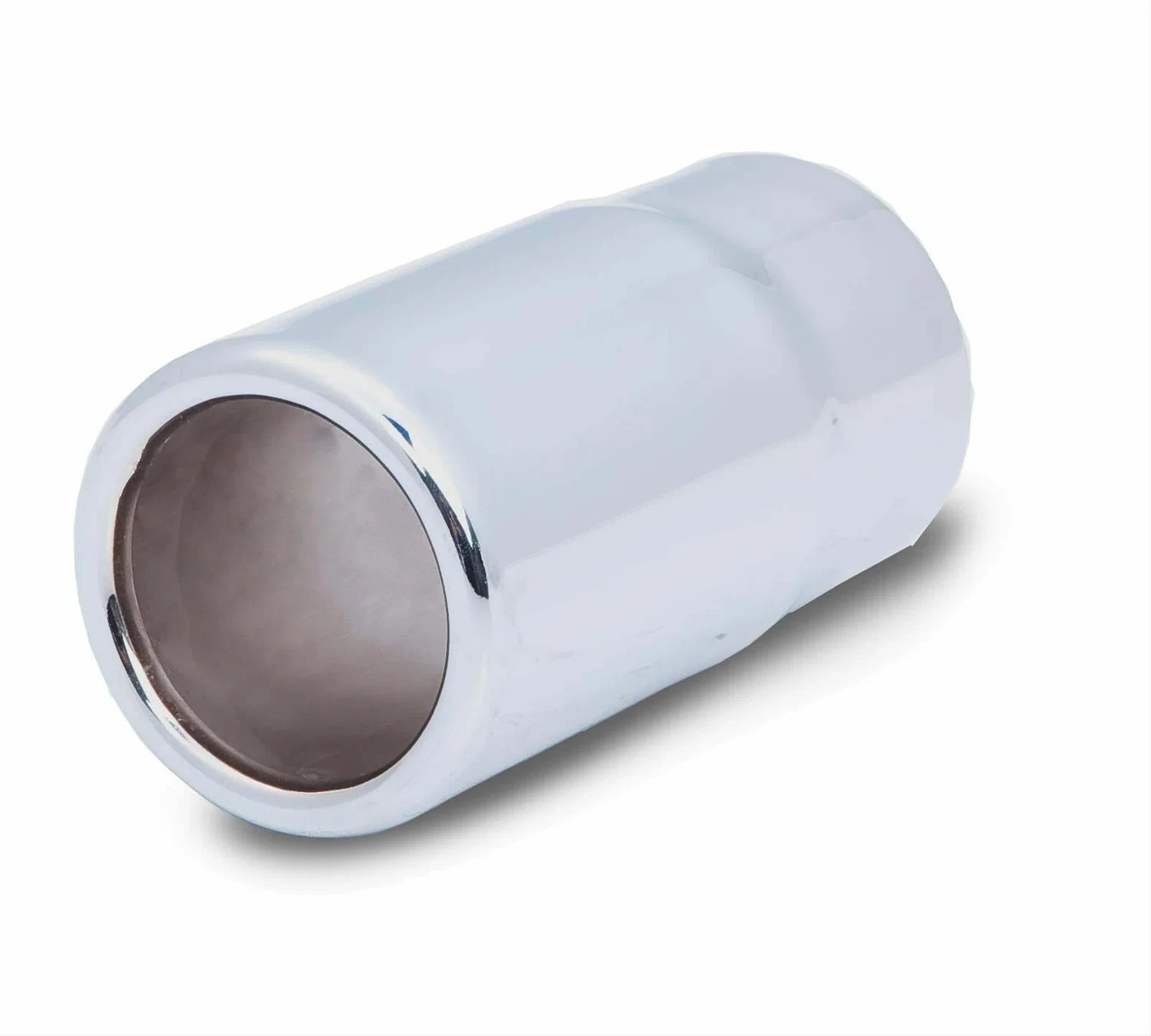 XFORCE Exhaust TS04 SS RoundRolled Edge Straight Cut Weld-On Single Exhaust Tip